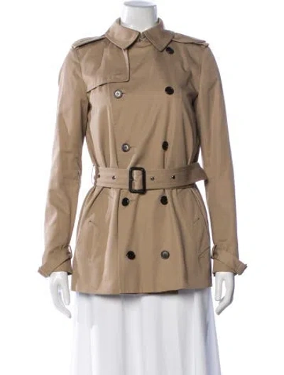 Pre-owned Saint Laurent Trench Coat In Neutral