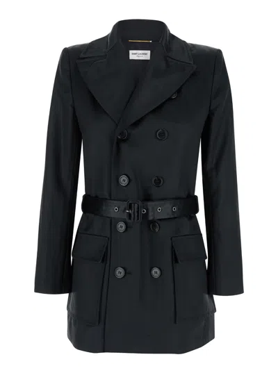 SAINT LAURENT VESTE SATIN