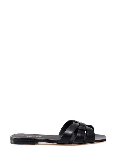 Saint Laurent Tribute 05 Leather Nu Pieds Flat Sandals