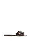 Saint Laurent Tribute Tortoiseshell-effect Slides