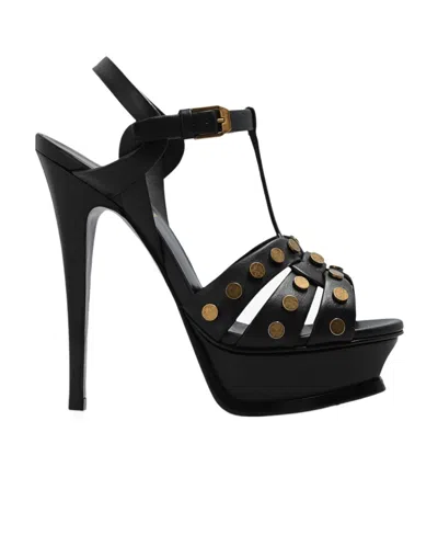 SAINT LAURENT SAINT LAURENT TRIBUTE PLATFORM SANDALS