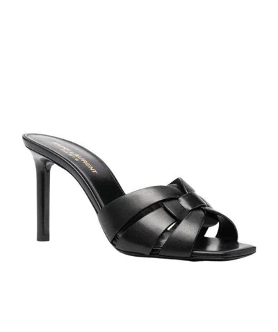 SAINT LAURENT SAINT LAURENT TRIBUTE HEELED MULES
