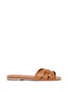Saint Laurent Sandals In Brown