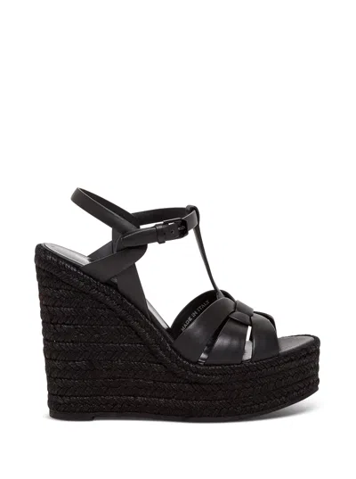 Saint Laurent Tribute Leather Espadrilles