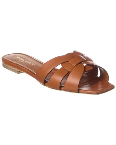 SAINT LAURENT SAINT LAURENT TRIBUTE LEATHER SANDAL
