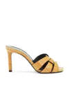 Saint Laurent Tribute Mule Sandal In Brave Beige