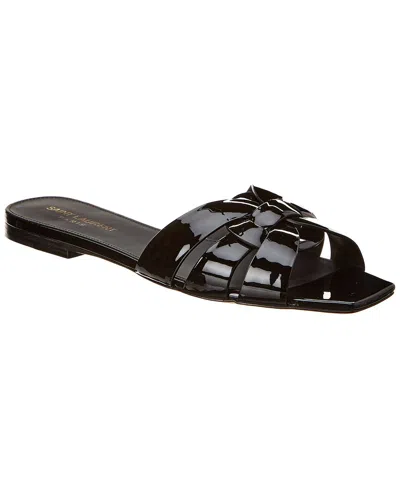 SAINT LAURENT SAINT LAURENT TRIBUTE PATENT SANDAL