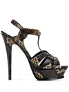 Saint Laurent Snakeskin Effect 105mm Sandals