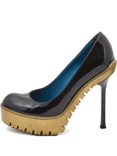 Pre-owned Saint Laurent Trooper Heeled Pumps
