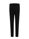 Saint Laurent Cashmere Slim Elastic-waistband Pants In Black