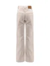 Saint Laurent 70s Denim Trouser In White