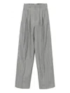 Saint Laurent Trousers In Gray