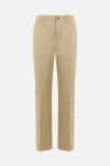 Saint Laurent Trousers In Brown