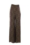 Saint Laurent Trousers In Brown