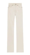 Saint Laurent Pure Cotton Clothing Trousers In Neutral