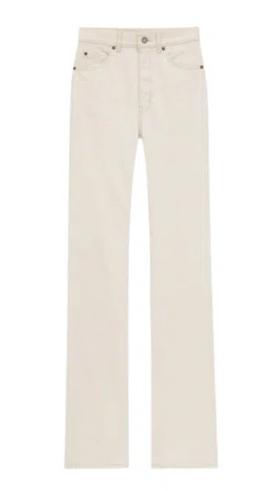 Saint Laurent Trousers In Neutral