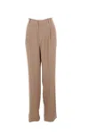 Saint Laurent Trousers In Brown