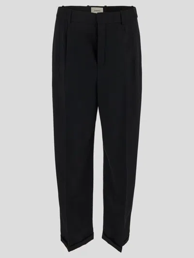 Saint Laurent Trousers In Black