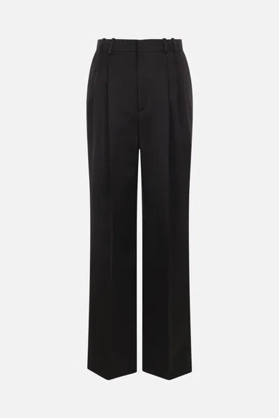 Saint Laurent Trousers In Black