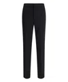 Saint Laurent Straight-leg Tailored Trousers In Black