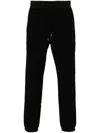 Saint Laurent Pantaloni Stile Tuta In Tessuto Garzato