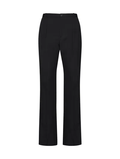 Saint Laurent Trousers In Black