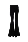 Saint Laurent Gabardine Flared Pants In Black