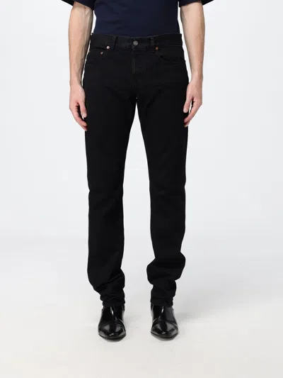 Saint Laurent Trousers Men In Black