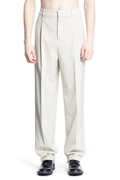 Saint Laurent Trousers In White