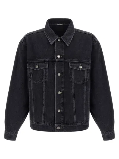 Saint Laurent Trucker Jacket In Black
