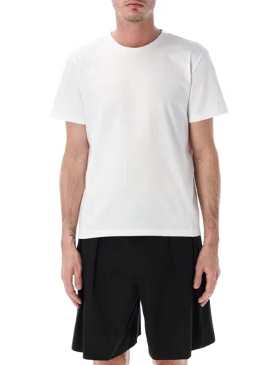 Saint Laurent Tshirt Logo Back In White