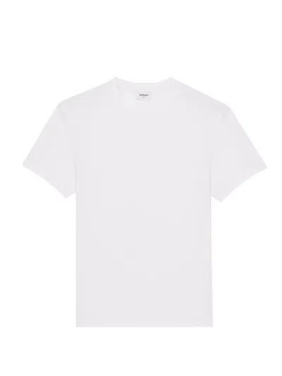Saint Laurent Cassandre Certified Cotton T-shirt In White