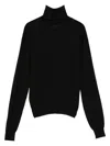 Saint Laurent Cashmere Turtleneck Sweater In Black