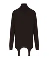 SAINT LAURENT SAINT LAURENT TURTLENECK GARTER JUMPER