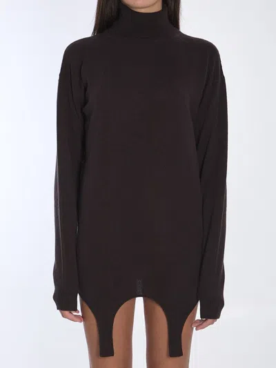 Saint Laurent Turtleneck Garter Sweater