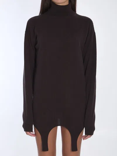 SAINT LAURENT SAINT LAURENT TURTLENECK GARTER SWEATER