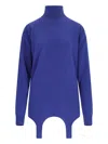 Saint Laurent Turtleneck With Garter