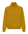 Saint Laurent Turtleneck In Cashmere In Brown