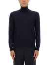 Saint Laurent Turtleneck Pullover In Black