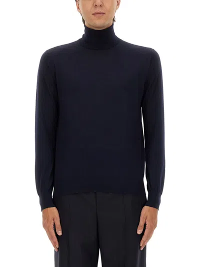 Saint Laurent Turtleneck Pullover In Black