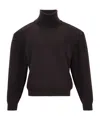 Saint Laurent Turtleneck Sweater In Black