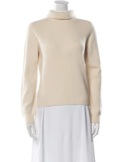 Pre-owned Saint Laurent Turtleneck Sweater In Neutral