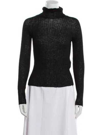 Pre-owned Saint Laurent Turtleneck Sweater W/ Tags In Black