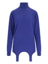 Saint Laurent Turtleneck With Garter