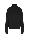 Saint Laurent Sustainable Wool Sweater With Embroidered Monogram
