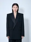 Saint Laurent Women Tuxedo Blazer In Black