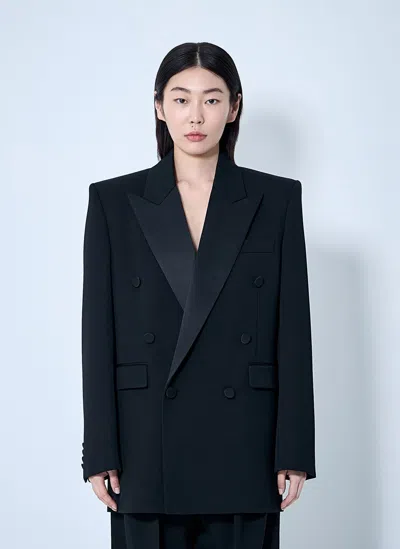 Saint Laurent Tuxedo Blazer In Black