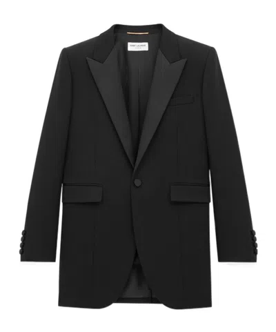 SAINT LAURENT SAINT LAURENT TUXEDO SINGLE-BREASTED JACKET
