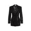 Saint Laurent Double-breasted Jacket In Wool
