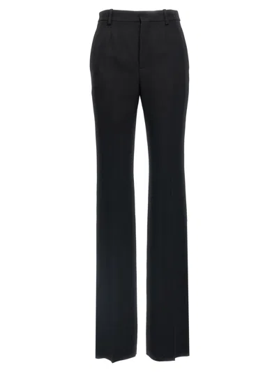 Saint Laurent Tuxedo Pants In Black